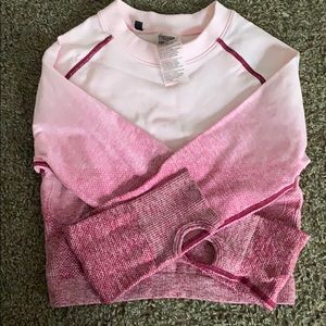 Gymshark Ombre Seamless crop top